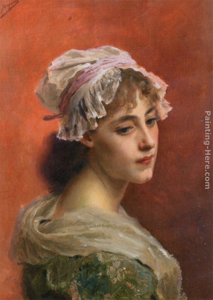 Gustave Jean Jacquet Lost In Thought